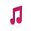 Symbol Music Note Metallic.H03.2k